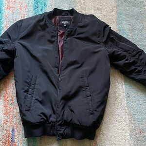Opposite men's bomber jacket small black